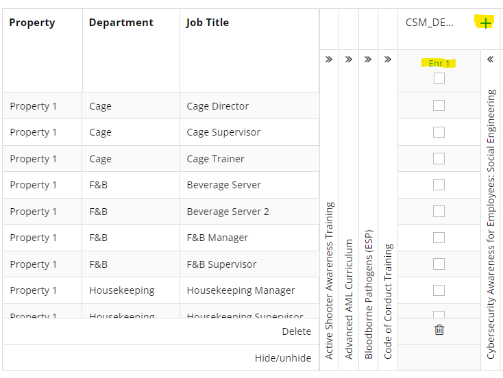 How to Add a Course to Your Matrix and Set Up Enrollments